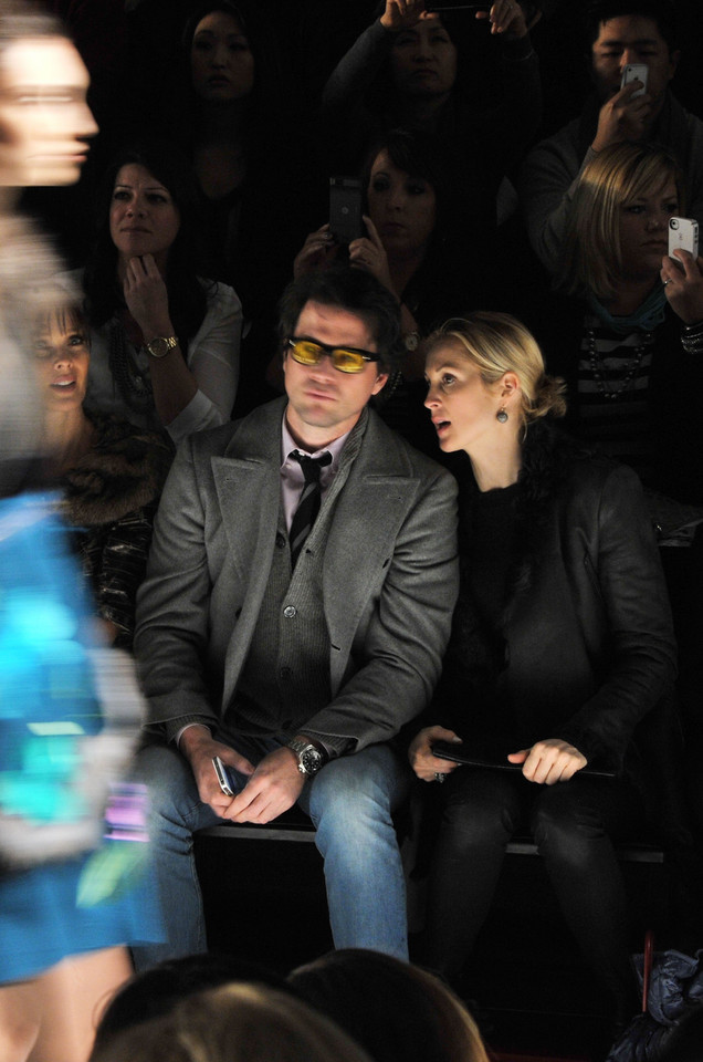 Matthew Settle i Kelly Rutherford na New York Fashion Week