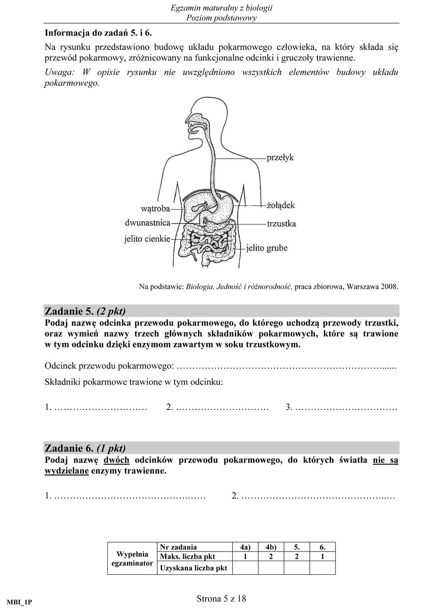 Matura 2017 biologia. Arkusze maturalne CKE