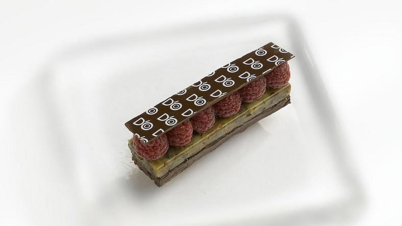 Millefeuille z bakłażanem i czekoladą