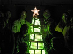 Zobacz pierwszą OLED-ową choinkę