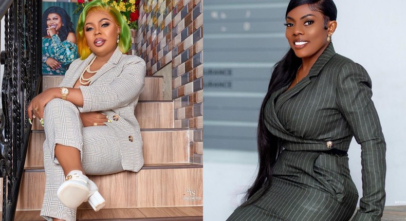 Afia Schwarzenegger and Nana Aba Anamoah