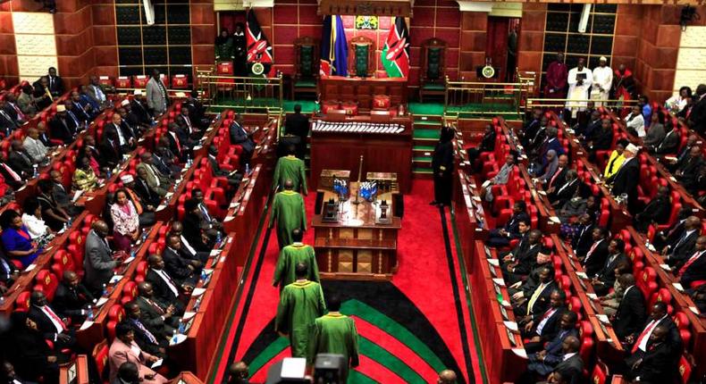 Kenyan parliament during a past session