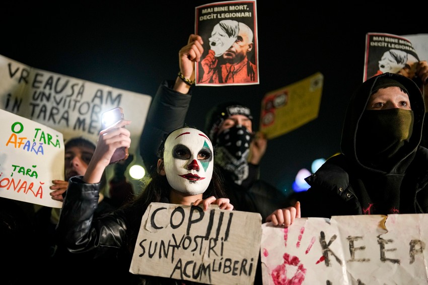 Protesti u Bukureštu, Rumunija, 27. novembra