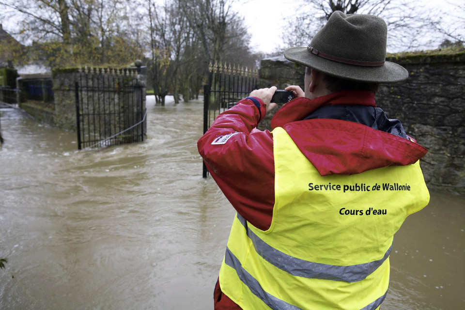 BELGIUM WEATHER HEAVY RAIN FLOODING SUNDAY