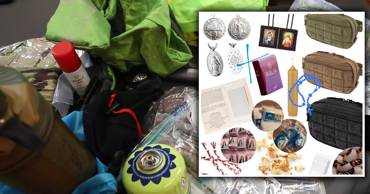 Nerka wierzącego zamiast plecaka ewakuacyjnego? Stworzyli zestaw katolicki na trudne czasy