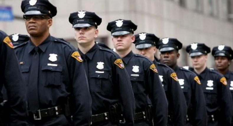 United States Police officers.