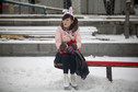 Chiny - Pekin - wreszcie spadł śnieg!