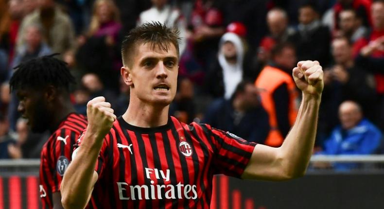 AC Milan's Krzysztof Piatek ended his five-match drought with his 22nd league goal this season