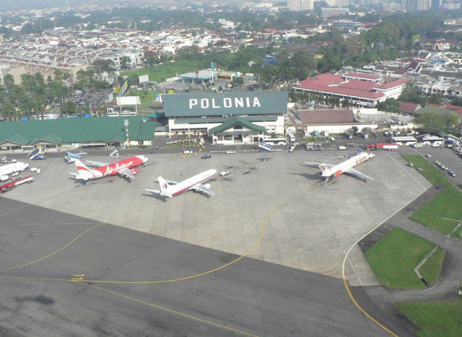 Lotnisko Polonia w Medan, Sumatra, Indonezja