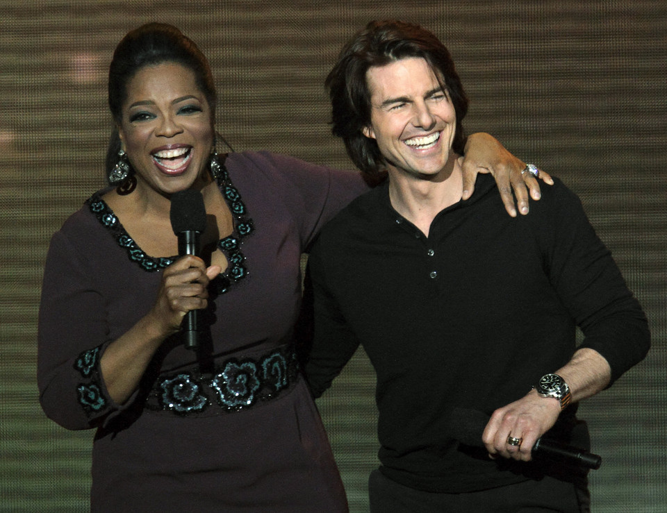 Gwiazdy w ostatnim odcinku "The Oprah Winfrey Show"