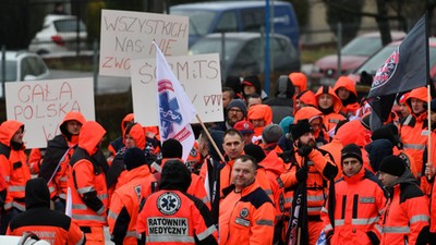 protest ratowników medycznych