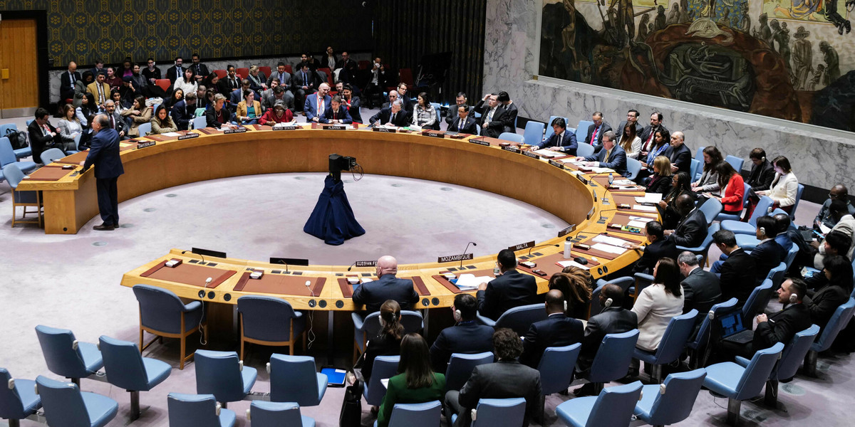 Rada Bezpieczeństwa ONZ. Nowy Jork, 22 grudnia 2023 r.