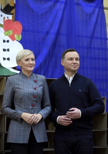 Agata Kornhauser-Duda i Andrzej Duda