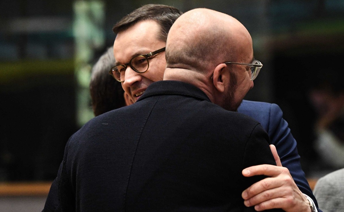 Mateusz Morawiecki i Charles Michel