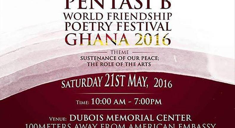 Pentasi B World Poetry Festival 2016 banner