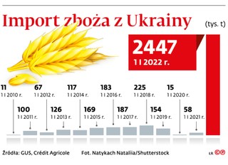 Import zboża z Ukrainy