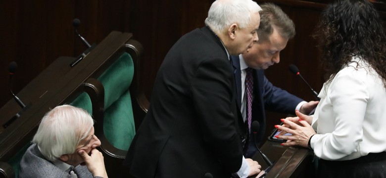 Jarosław Kaczyński o Monice Pawłowskiej: z naszego punktu widzenia ona w Sejmie nie istnieje