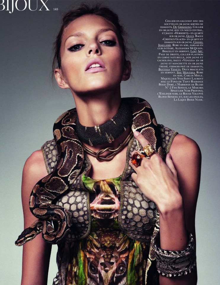 Anja Rubik w VOGUE