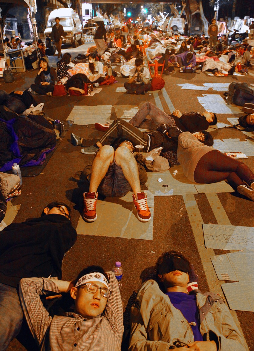 Tajvan, studentski protest