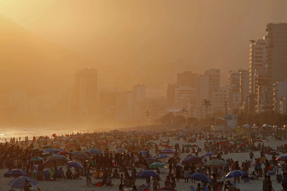 Plaža u Riju de Žaneiru 1. oktobra