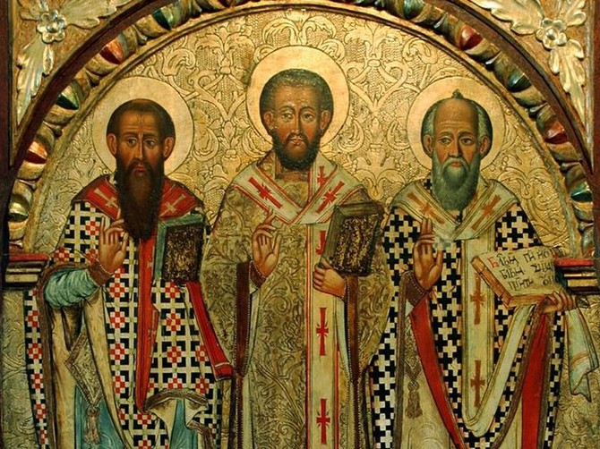 Srpska pravoslavna crkva i njeni vernici, danas, 12. februara, slave Sveta tri jerarha