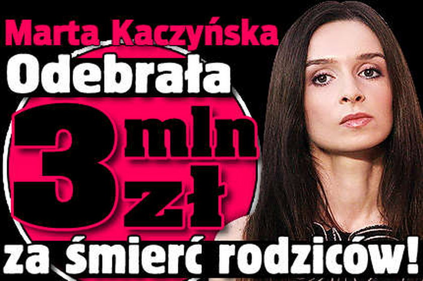 Kaczyńska odebrała 3 mln zł za śmierć rodziców!