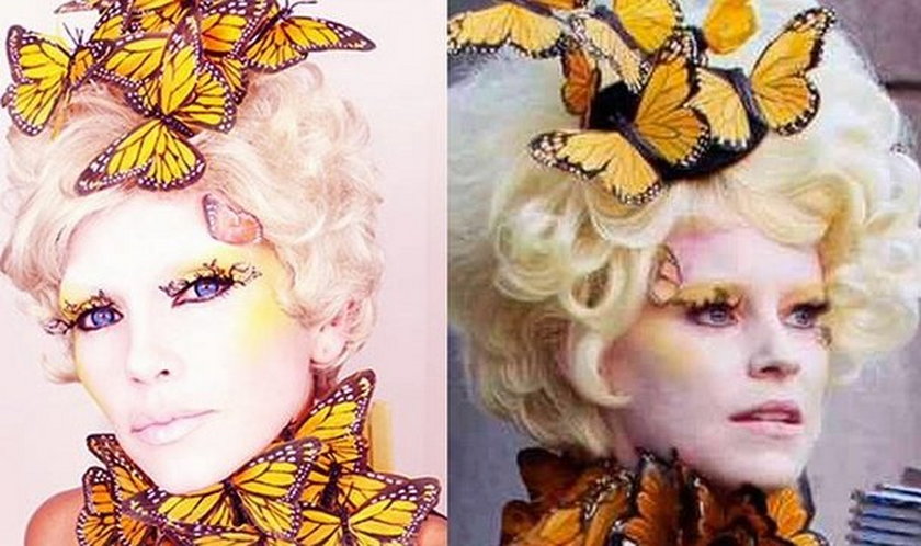 Makijaż w stylu Effie Trinket