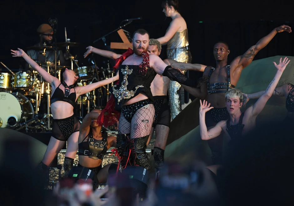 Sem Smit na svom koncertu u Španiji prošlog leta