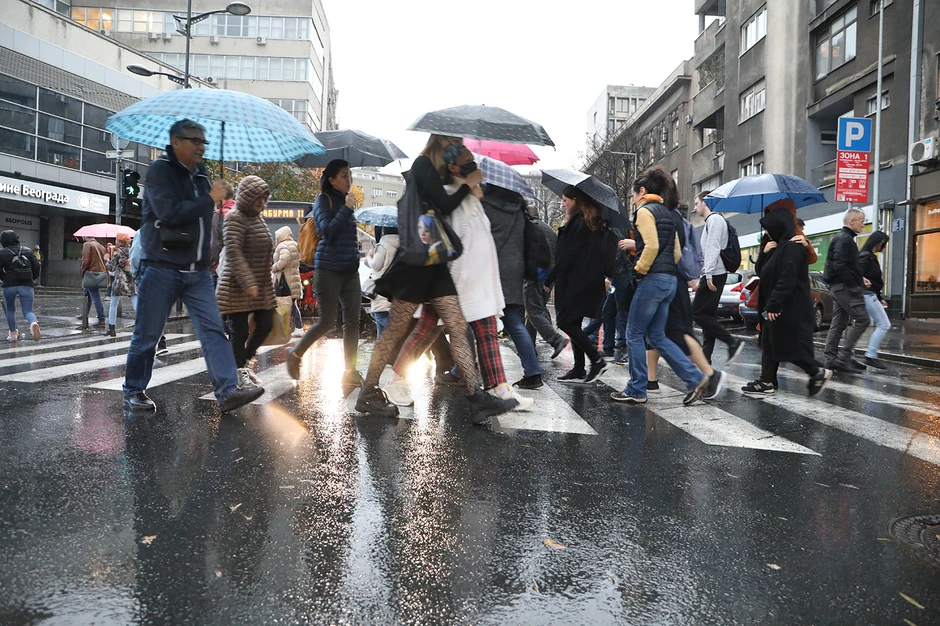 Od ponedeljka do srede mestimične padavine u Srbiji