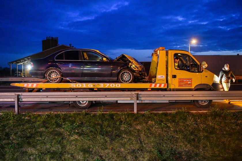 Wypadek ciężarówki na obwodnicy Lublina. Kierowca TIRa trafił do szpitala