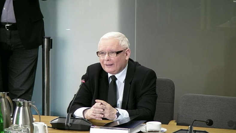 Jarosław Kaczyński na komisji śledczej ds. Pegasusa