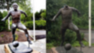 Zniszczono pomnik legendarnego piłkarza