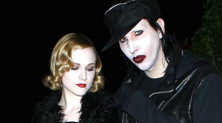 Evan Rachel Wood és Manson 2007-ben
