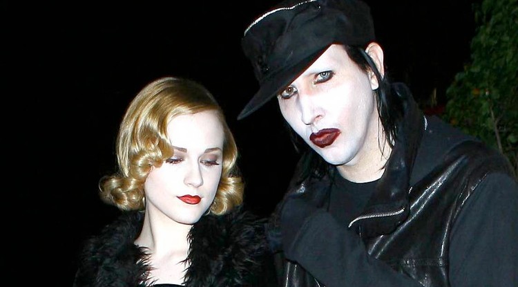 Evan Rachel Wood és Manson 2007-ben