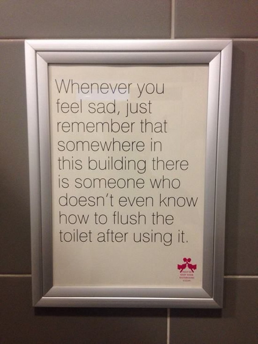 Napisy w toaletach publicznych