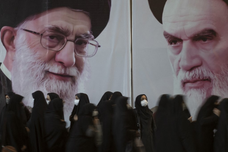 Ruhollah Chomejni i Ali Chamenei - Teheran
