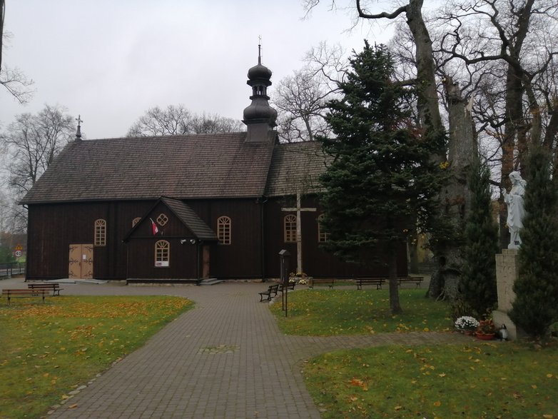 Kościół pod wezwaniem św. Katarzyny w Korczewie w powiecie zduńskowolskim 