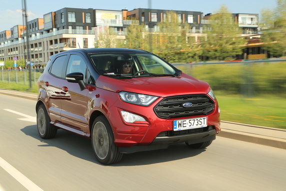 Ford EcoSport 1.0 - gwarancja perforacyjna 12 lat, ocena 2 gwiazdki