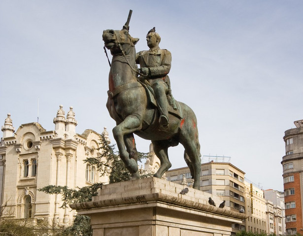 Usunięty pomnik generała Franco, Santander, Hiszpania