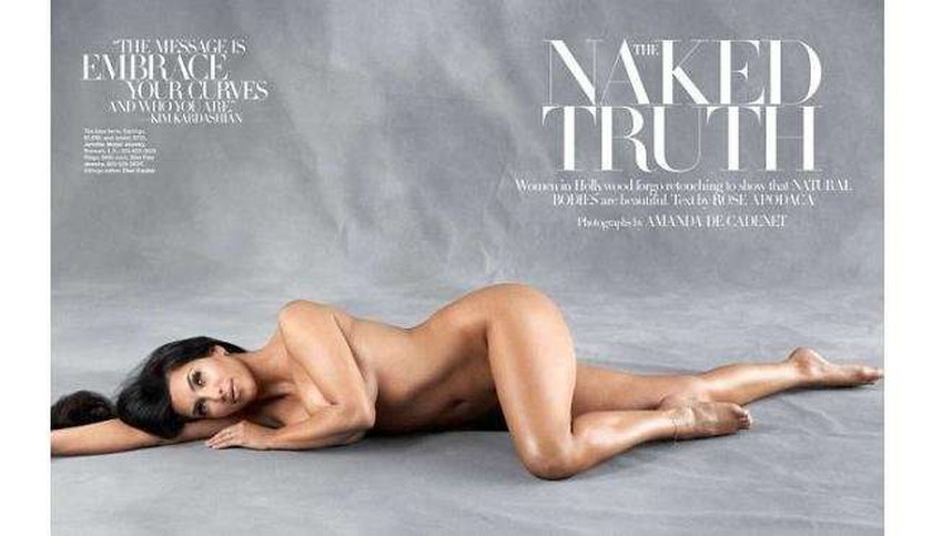 Kim Kardashian nago - Harper's Bazaar - Kim Kardashian nago