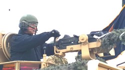 Prezydent Andrzej Duda na poligonie w Żaganiu. "Witamy z wielką radością naszych amerykańskich sojuszników" [FOTO]