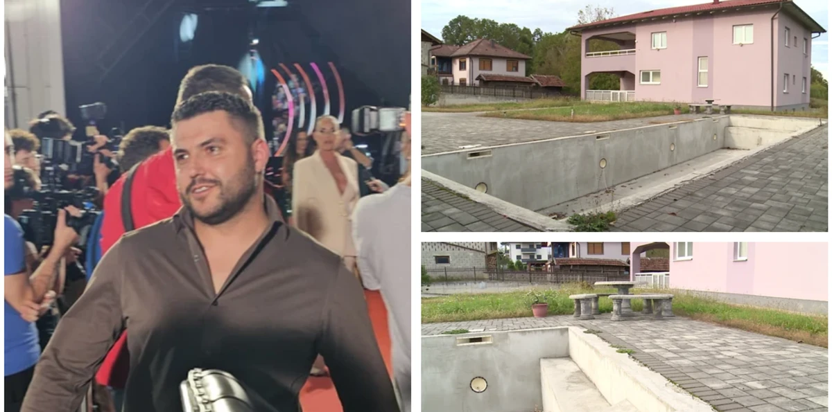 Evo kako izgleda dom Asmina Durdžića: Vila od 700 kvadrata ima bazen, video-nadzor i kamene orlove!