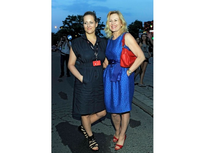 Grażyna Szapołowska z córką Katarzyną Jungowską na gali otwarcia 36. Festiwalu Filmów Fabularnych w Gdyni