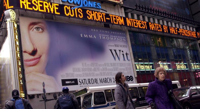 The Federal Reserve is unlikely to cut interest rates next year, Credit Suisse said.Spencer Platt/Getty Images