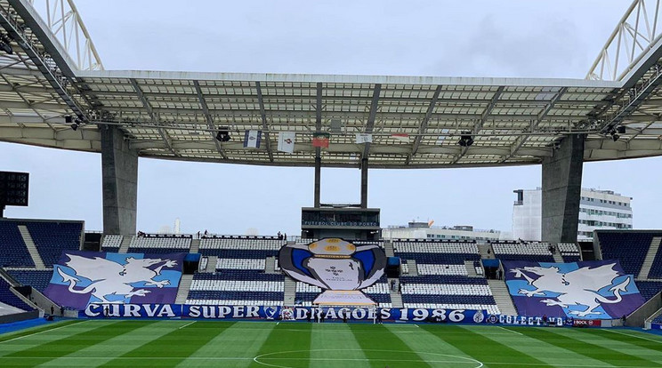 Az Estádio do Dragão stadion, ahol eredetileg a Szuperkupa meccs lett volna. / Fotó: Twitter: Lipinho Ferreira