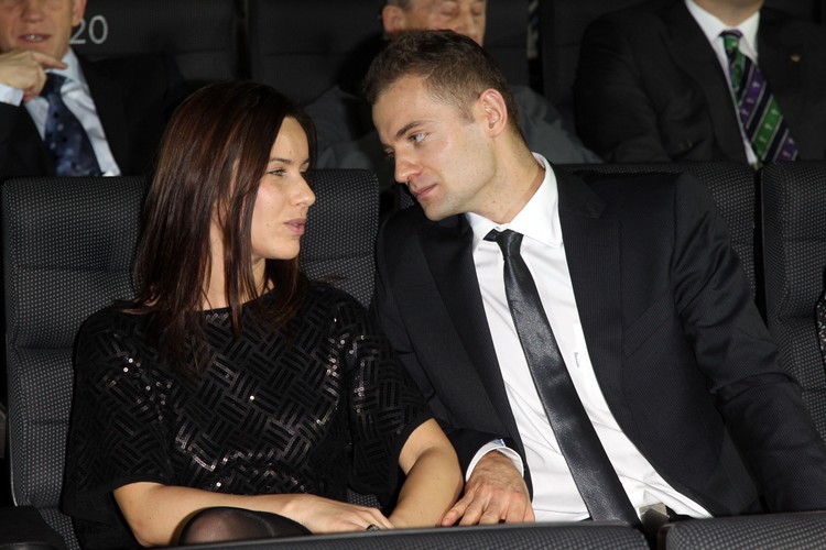 Mariusz Fyrstenberg z żoną