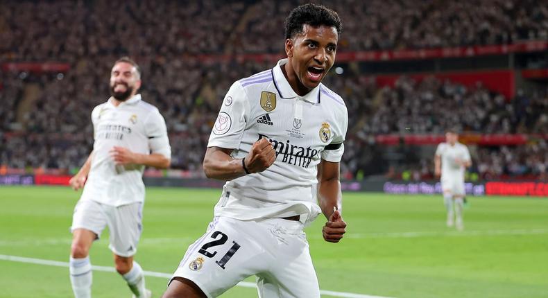 Rodrygo a été le bourreau d'Osasuna en finale de Coupe du Roi, samedi 9 mai 2023