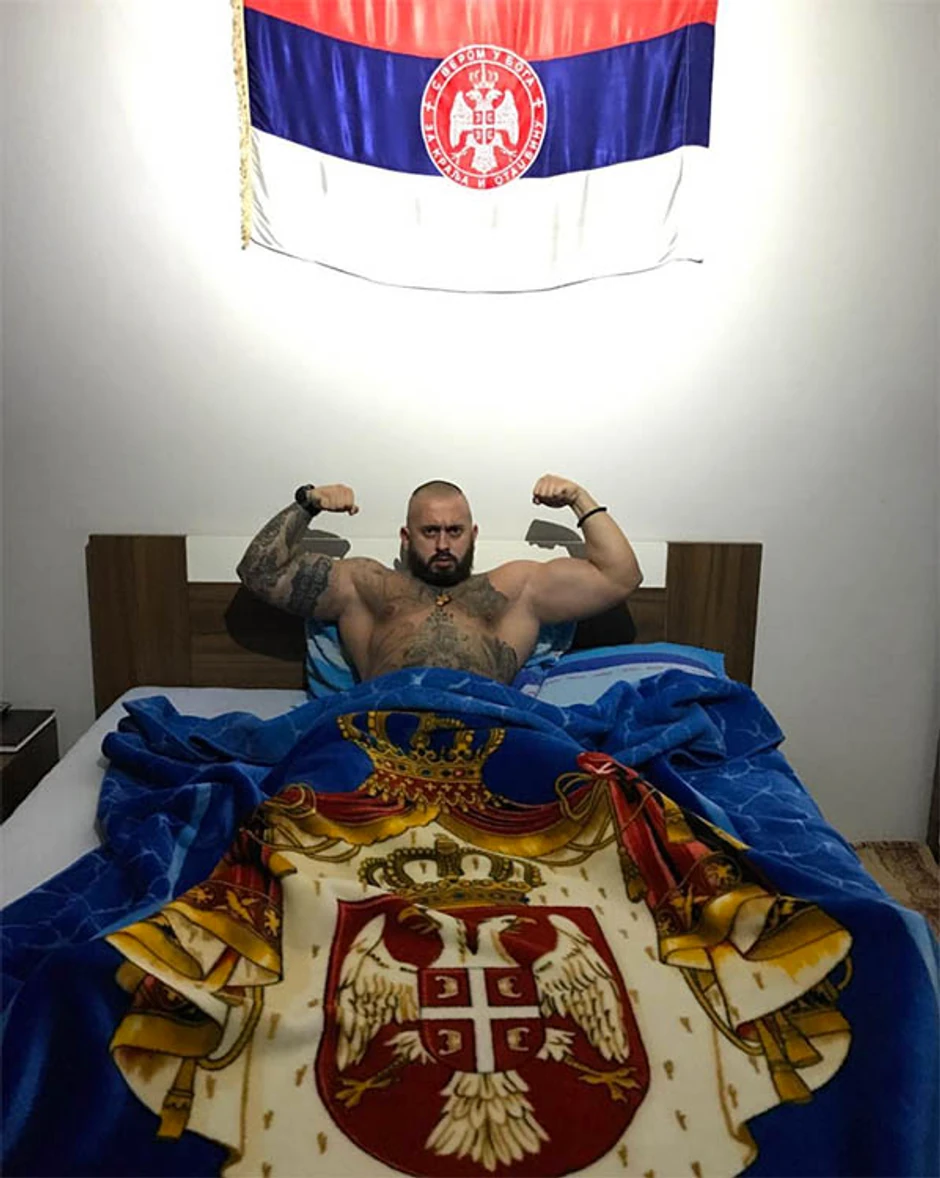 Bojan Stojković, čelnik organizacije "Srbska čast"