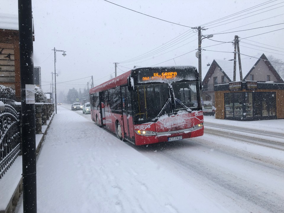 Atak zimy na Podhalu 17.01.2023