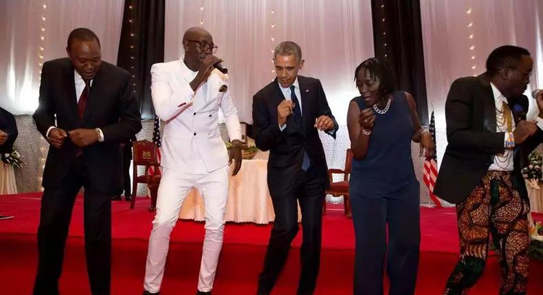 Sauti Sol at Sate House during the Obama Visit